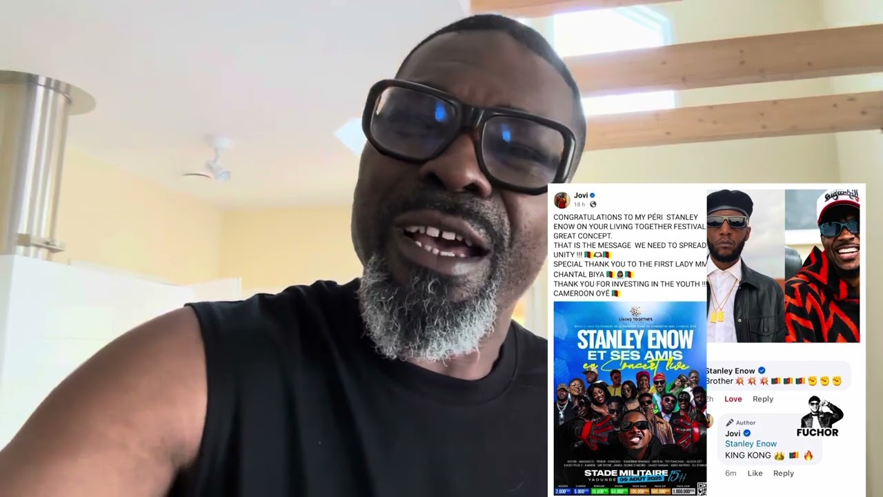 Stanley Enow et jovi deux artistes sans honneur ni dignité au service de Chantal Biya
