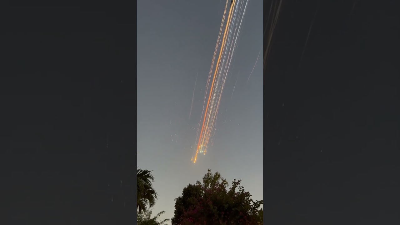 SpaceX Starship RUD Light Display