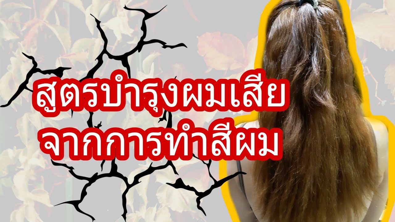 เคล็ดลับกู้ผมเสีย สูตรบำรุงผมเสียจากการทำผม กัดสีผม ผมแห้ง ผมช๊อต