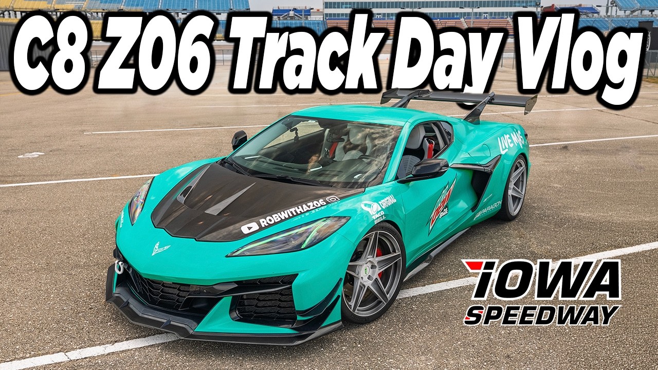 Видеоблог с трек-дня на трассе Iowa Speedway C8 Z06