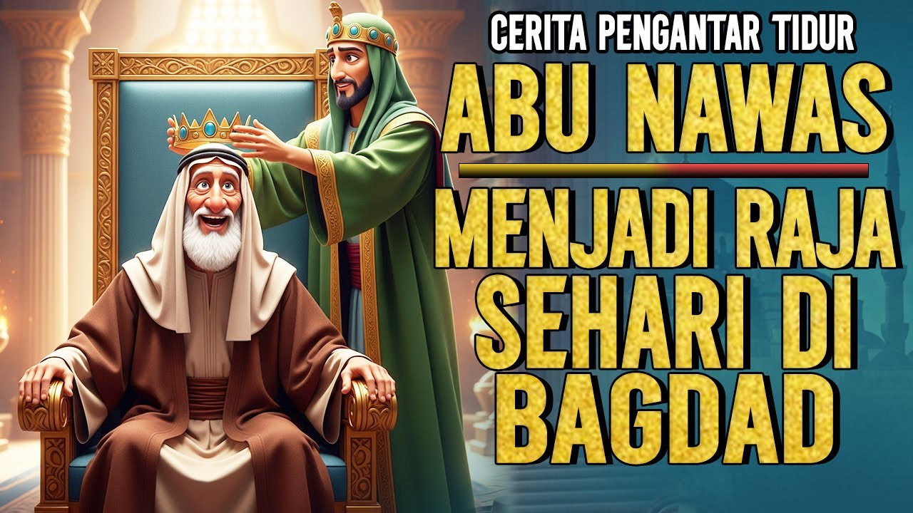 ABU NAWAS JADI RAJA SEHARIAN KEKACAUAN, KECERDIKAN DAN TAWA DI ISTANA  || DONGENG SEBELUM TIDUR