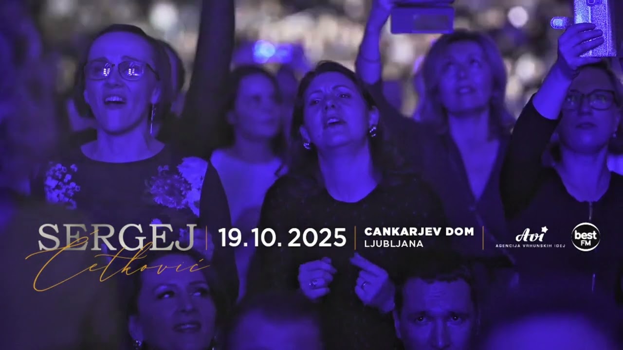 Sergej Ćetković – 25 let kariere | 19.10.2025 | Cankarjev dom, Ljubljana