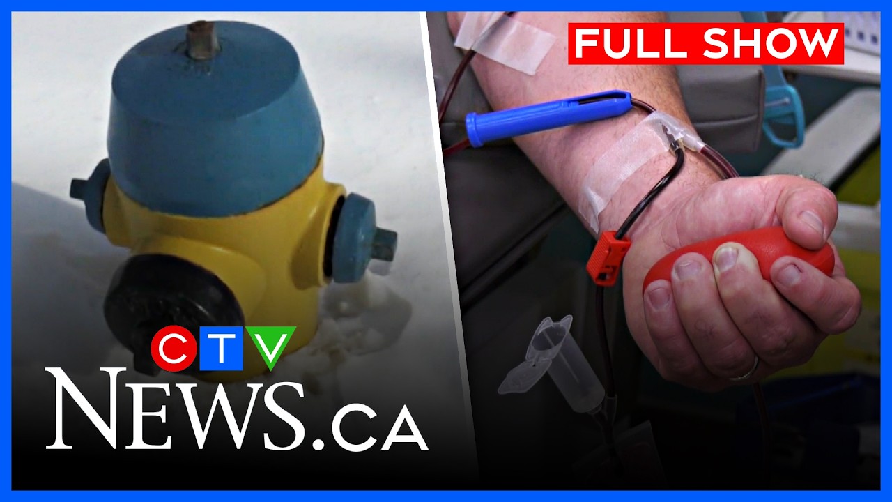 Blood donations drop and clearing fire hydrants | CTV News Kitchener at 5 for Feb. 2, 2026