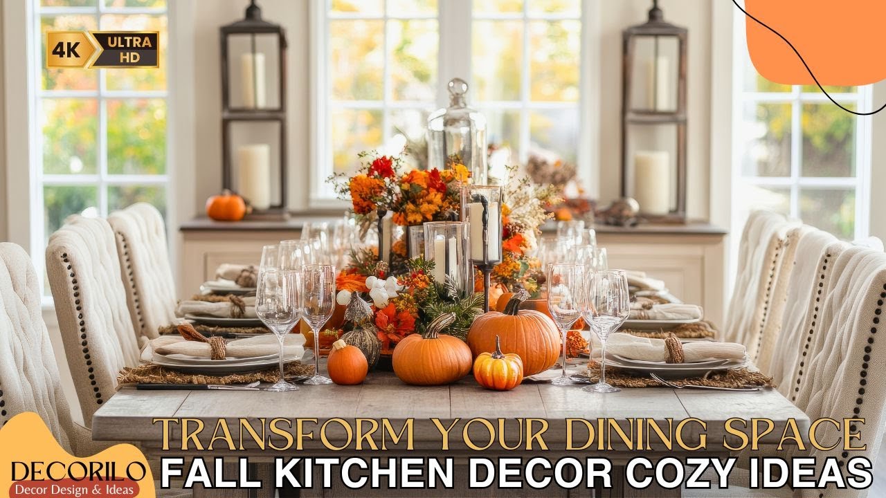 Fall Kitchen Decor: Cozy Ideas to Transform Your Dining Space!