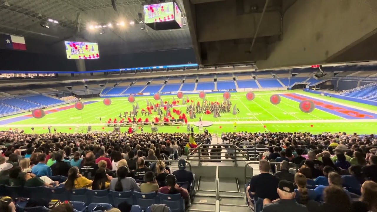 Cedar Ridge Marching Band finals performance at the BOA San Antonio 