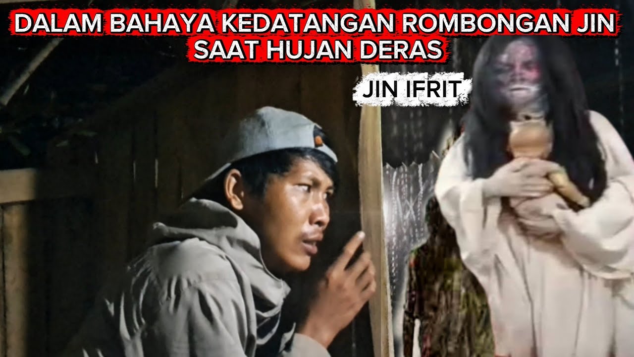 HOROR‼️ BAHAYA DI DATANGI JIN IFRIT SAAT TIDUR DI PONDOK ANGKER DALAM HUTAN LARANGAN