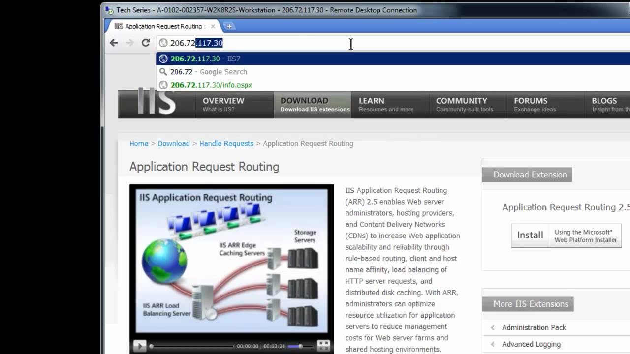 Introduction to Application Request Routing-Week 31