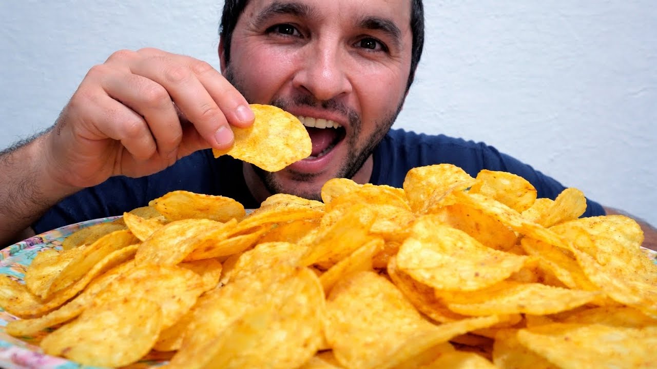 ASMR Mukbang | EXTREME CRUNCHY Potato Chips Eating 😋🔥 (No Talking)