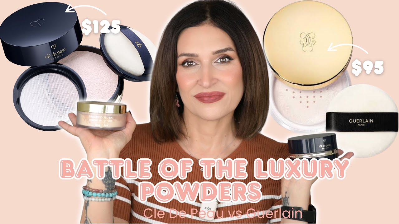 Cle De Peau Beauté Loose Powder vs Guerlain Parure Gold Diamond Micro - Battle of the Luxury Powders