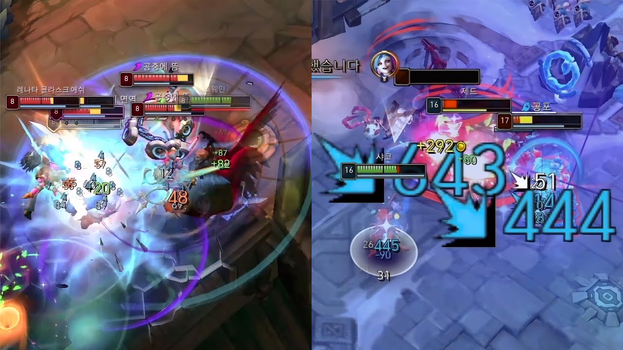 검무쓰는 치명타 스웨인, 킬하면 스킬쿨 초기화 되는 AP 샤코