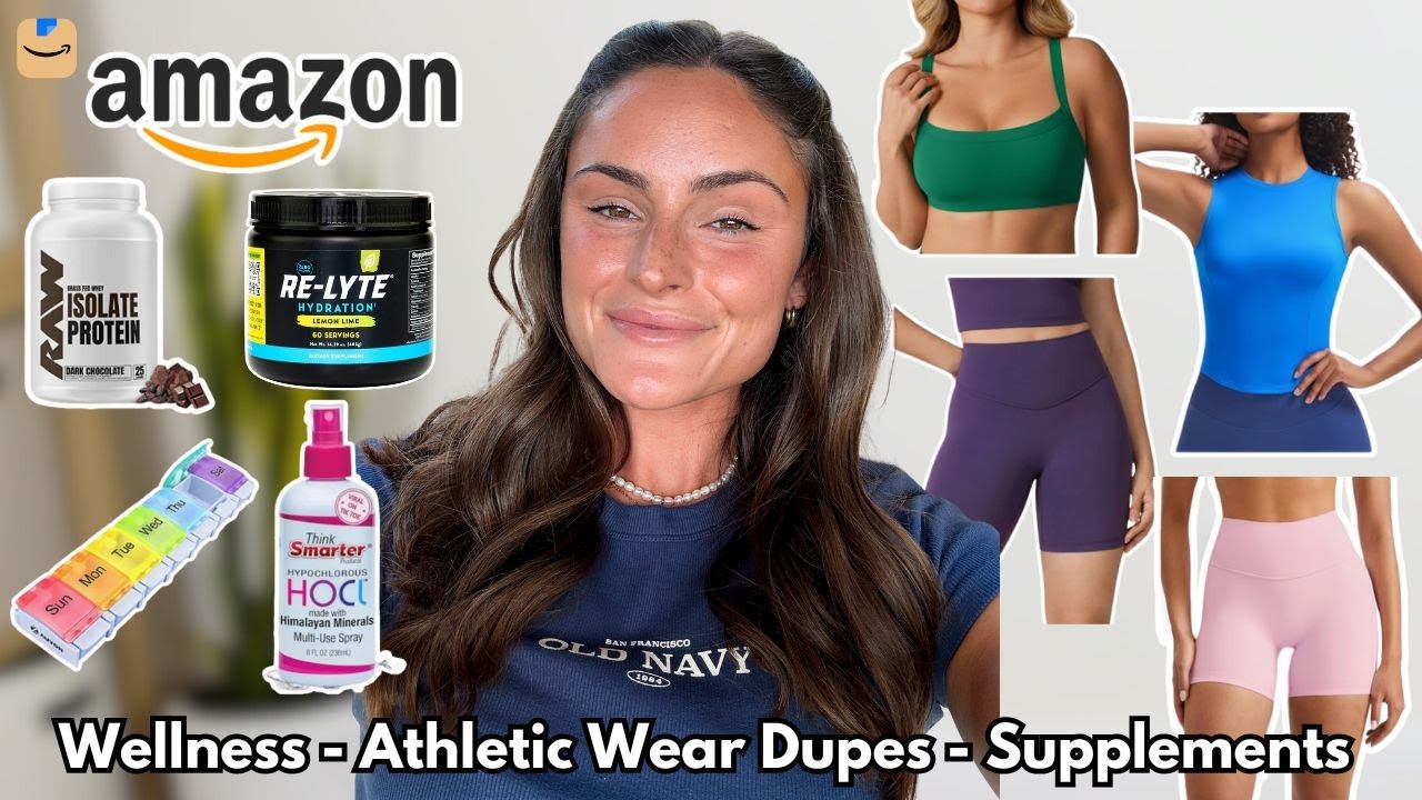 My FAV Amazon Athletic Wear Dupes, Supplements, and Wellness Items (💰under $30)