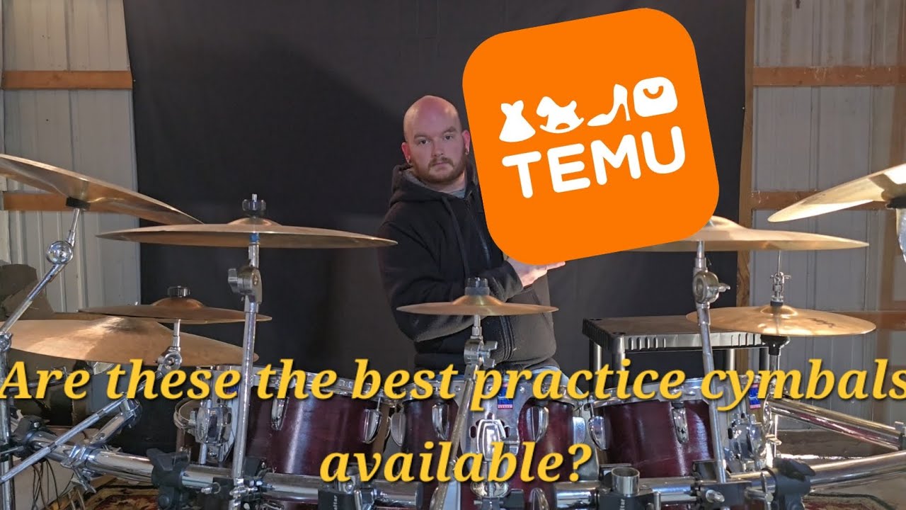 These TEMU cymbals absolutely shocked me! #popular #viralvideo #foryou #drums #temu #trending #drums