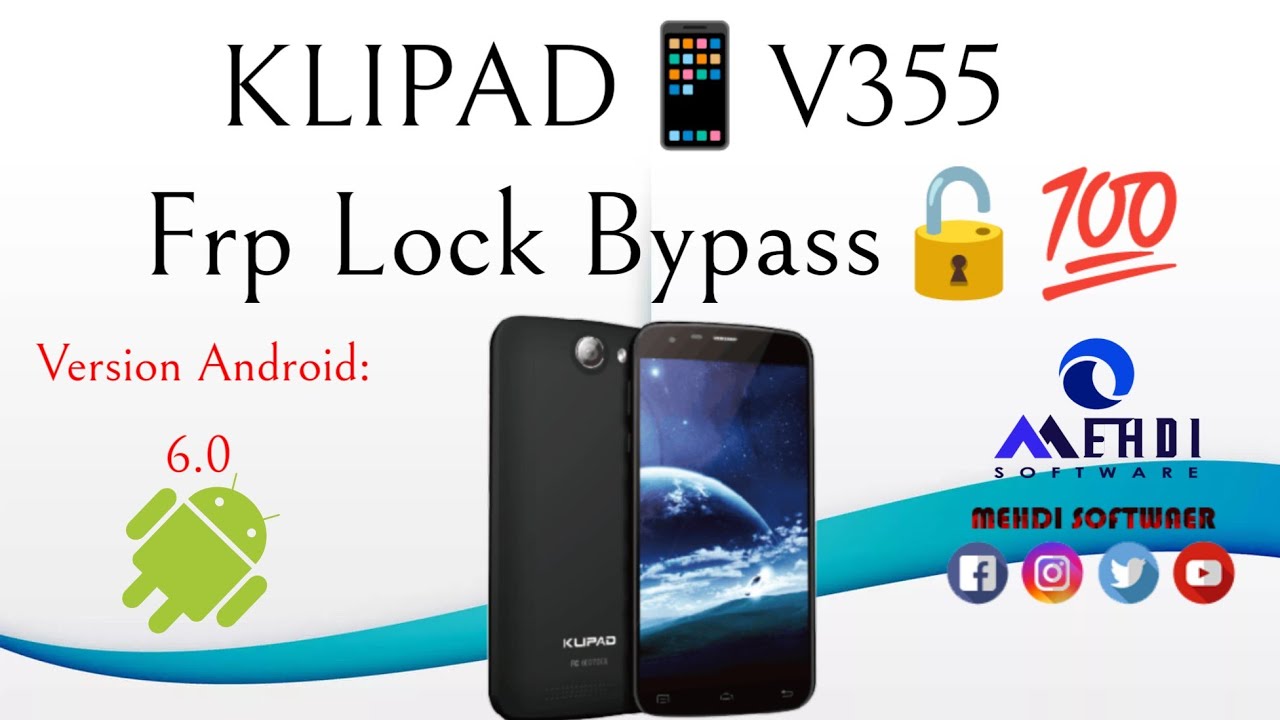 KLIPAD📱V355 Frp Lock Bypass🔓💯طريقة تخطي حساب جوجل بعد الفورمات
