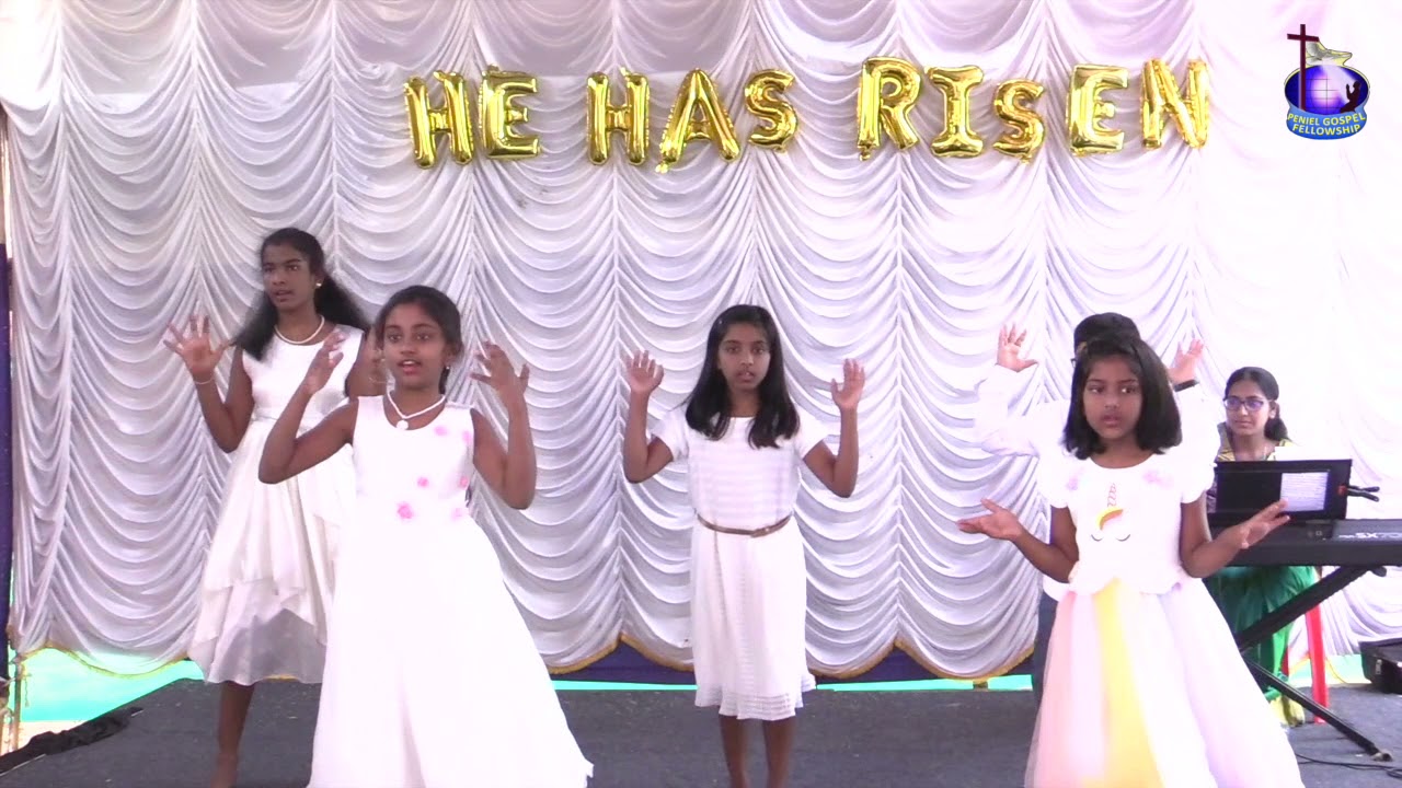 Happy Happy Easter Song ||  Kids Song || PGF Telugu Church Bangalore