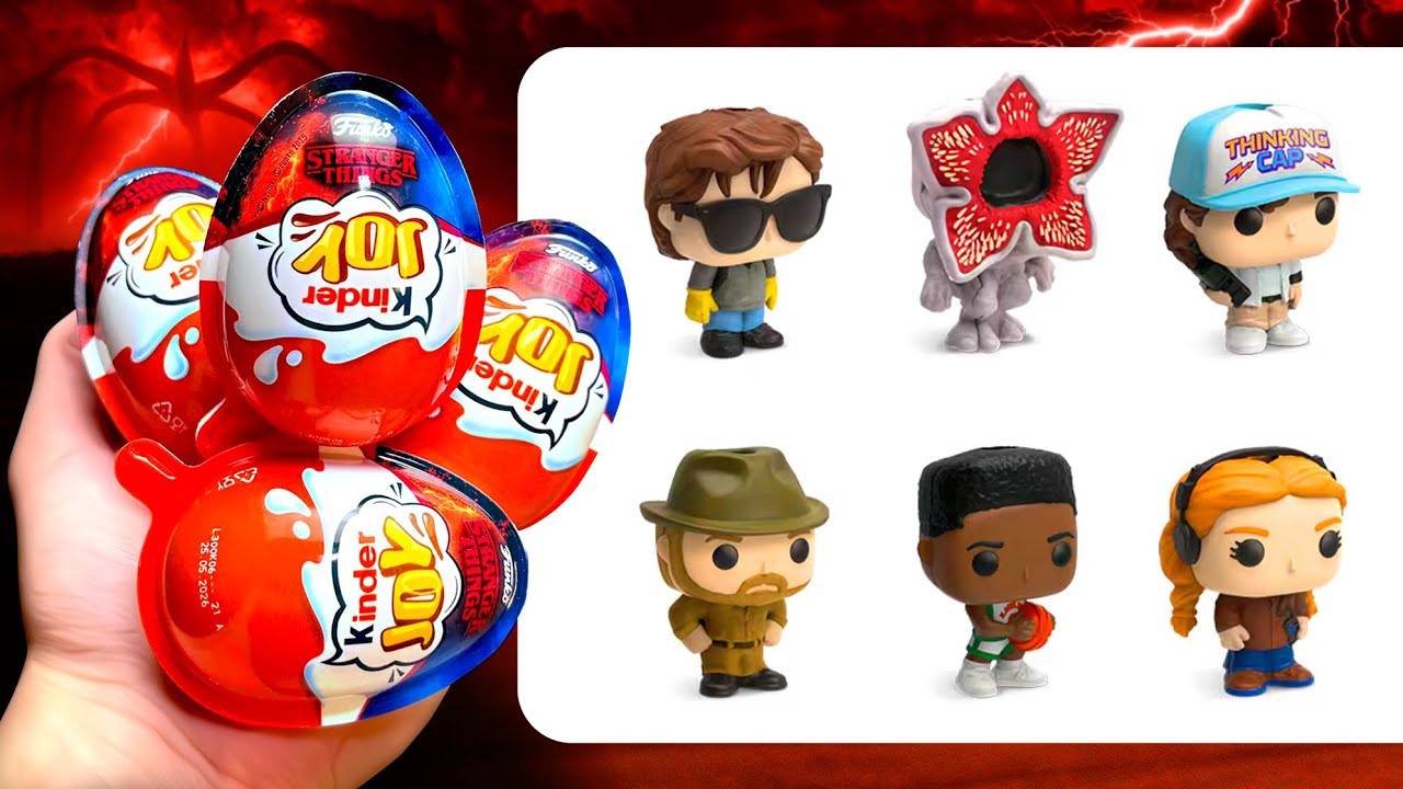 Abrindo VÁRIOS Kinder Joy de Stranger Things!