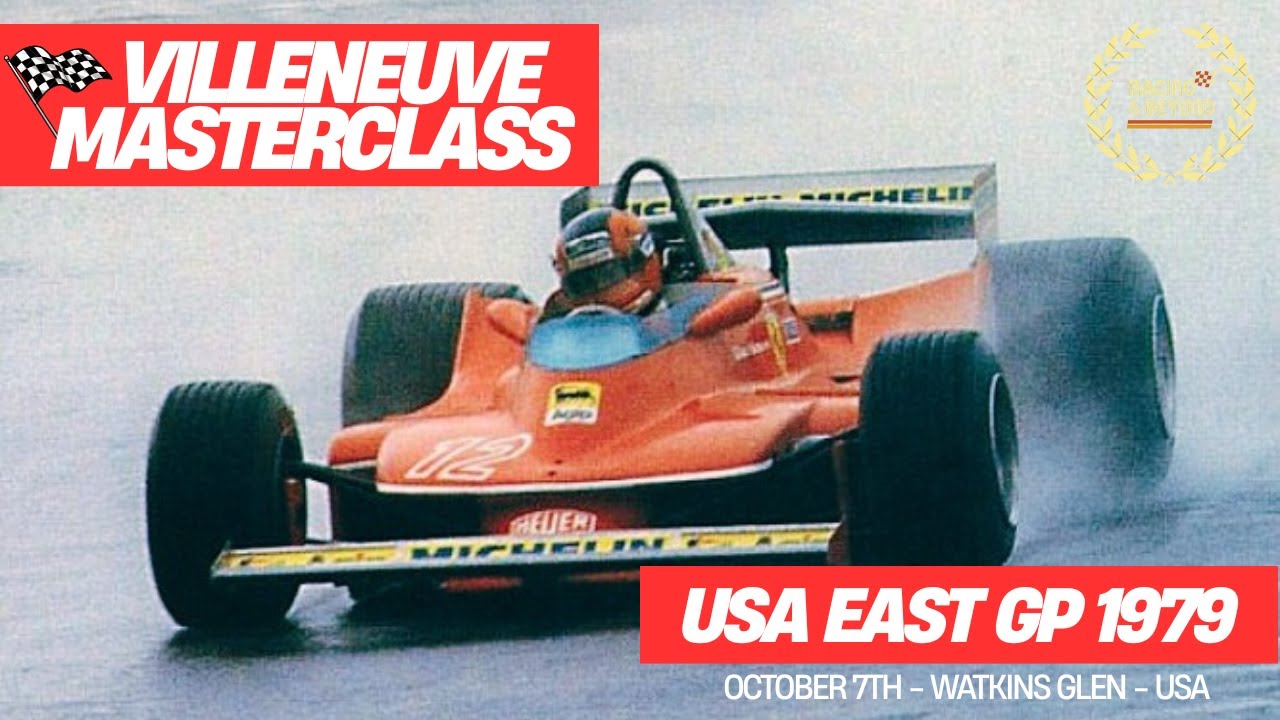 Formula 1 1979 USA East GP - Rain, Crashes and Villeneuve’s Legendary Victory - F1 Highlights