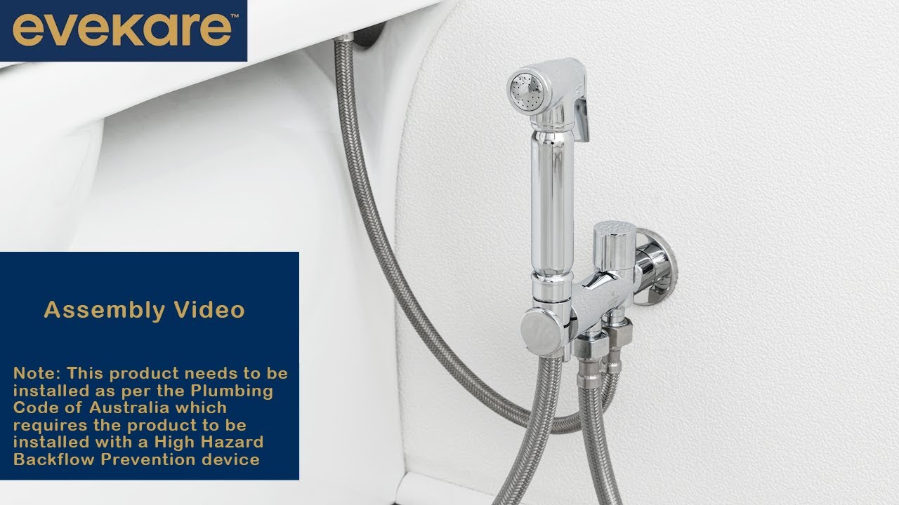 evekare Bidet Spray Kit: EVK-0425-MCE Assembly Video.