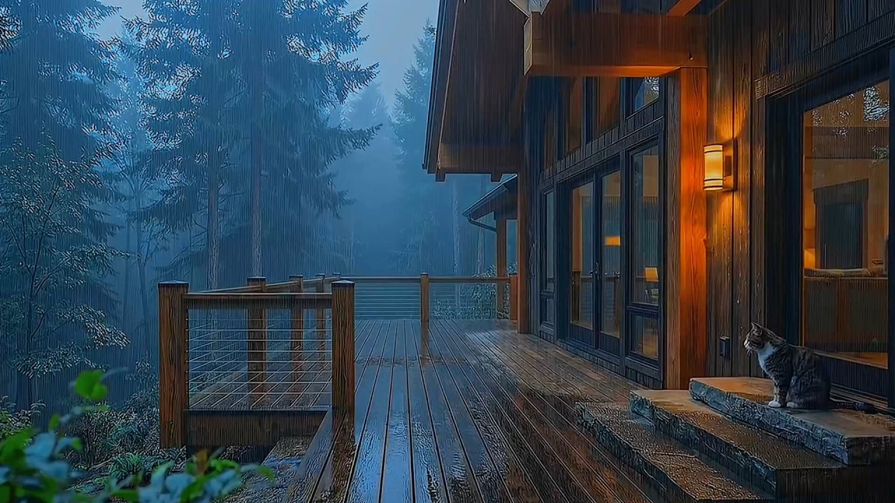 🔴 LIVE Heavy Forest Rain at Night ⛈️ | Instant Deep Sleep Rain Sounds