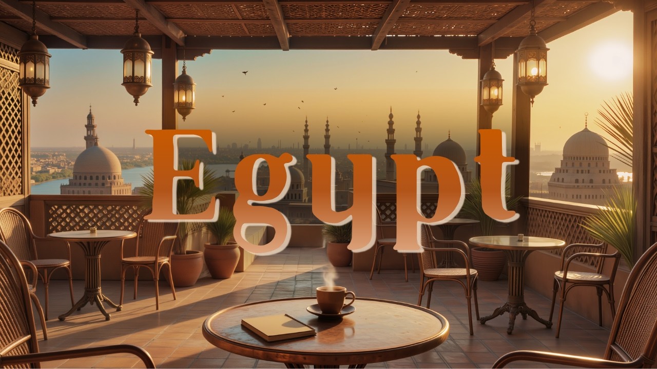 Cairo Golden Hour 🇪🇬 | Authentic Egyptian Lofi | Deep Focus & Oud Melodies | Islamic Architecture