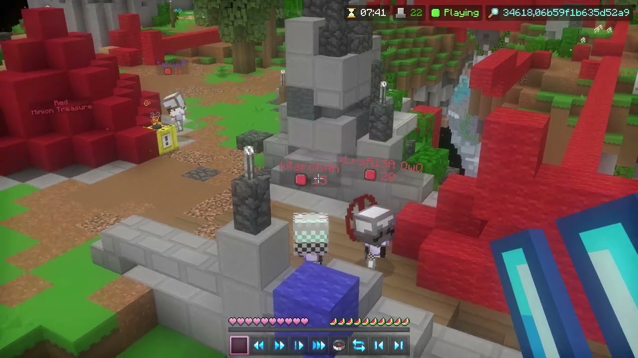 【Mincraft HIVE】PvP　てるあJPさん１００連勝ゴースティングbaby