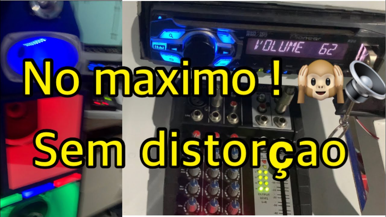 COMO TOCAR O SOM NO VOLUME MAXIMO SEM DISTORÇAO OU CLIP - PLAYER PIONEER NO 62 - @gm0799