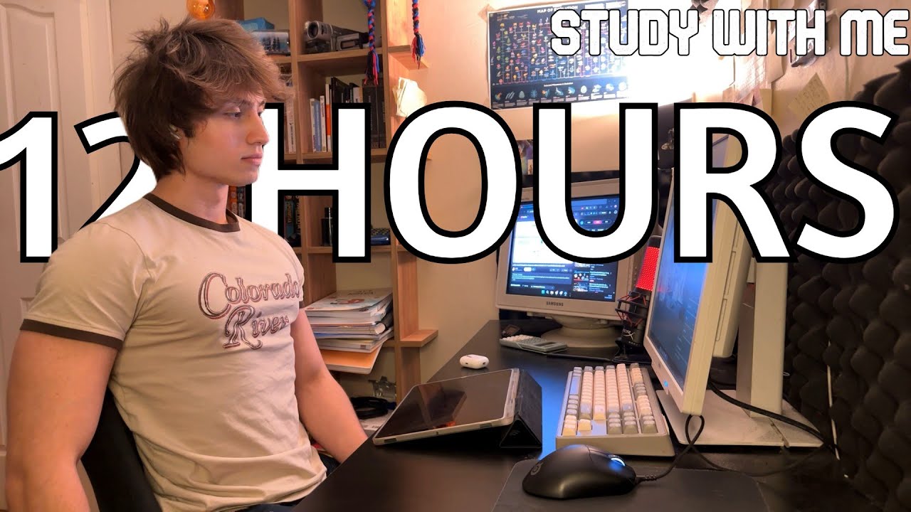 Study With Me LIVE |12 Hours (10 sessions)| Welcome 2016