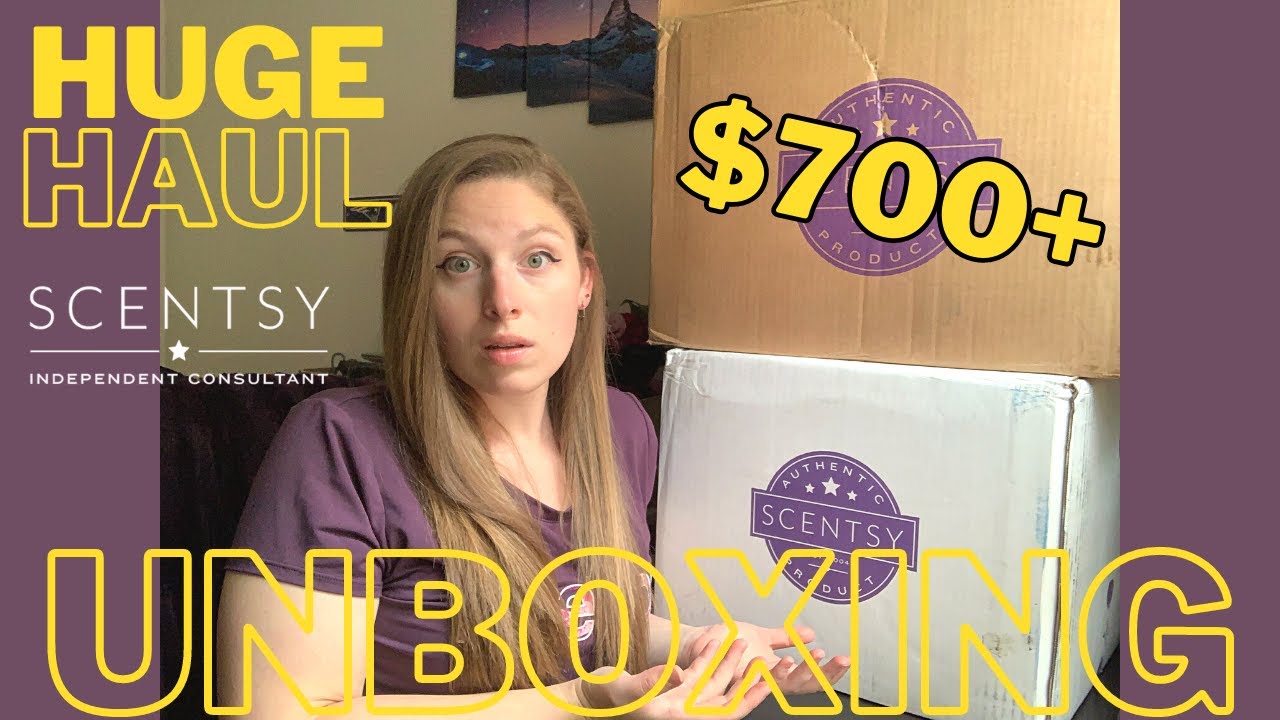 HUGE $700+ Scentsy Haul & Unboxing for Independent Consultant!