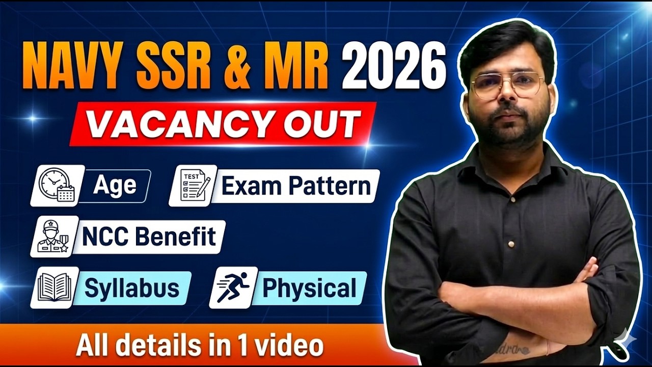 Indian Navy SSR & MR Recruitment 2026 | Notification Out, Eligibility, Syllabus & Exam Pattern
