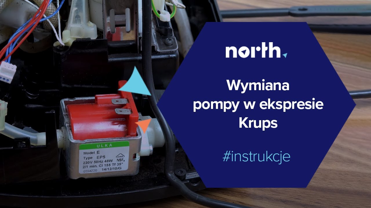 Wymiana pompy w ekspresie Krups EA8080 | North.pl