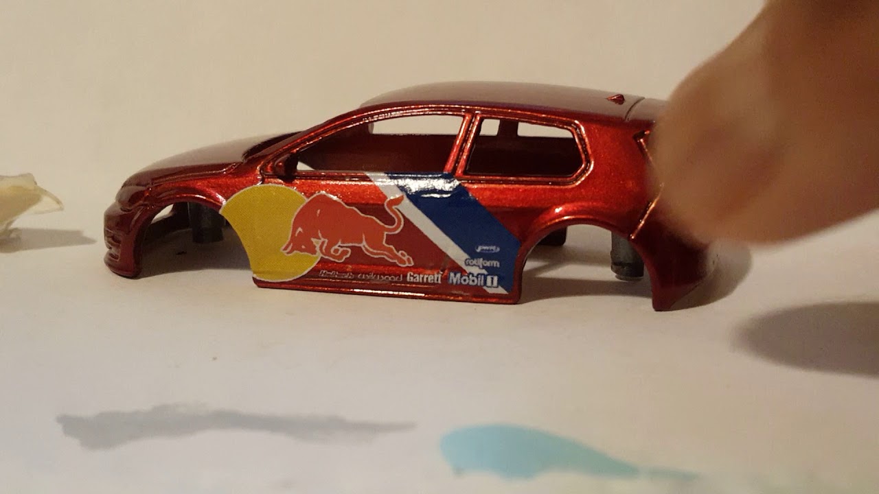 How to Apply decals on hot wheels. 2.0