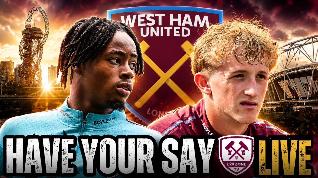 West Ham UNLEASH The YOUTH 💯 Ajala & Golambeckis Shine 🔥 Diouf Sold For &pound;40M ✅️ Have Your Say LIVE