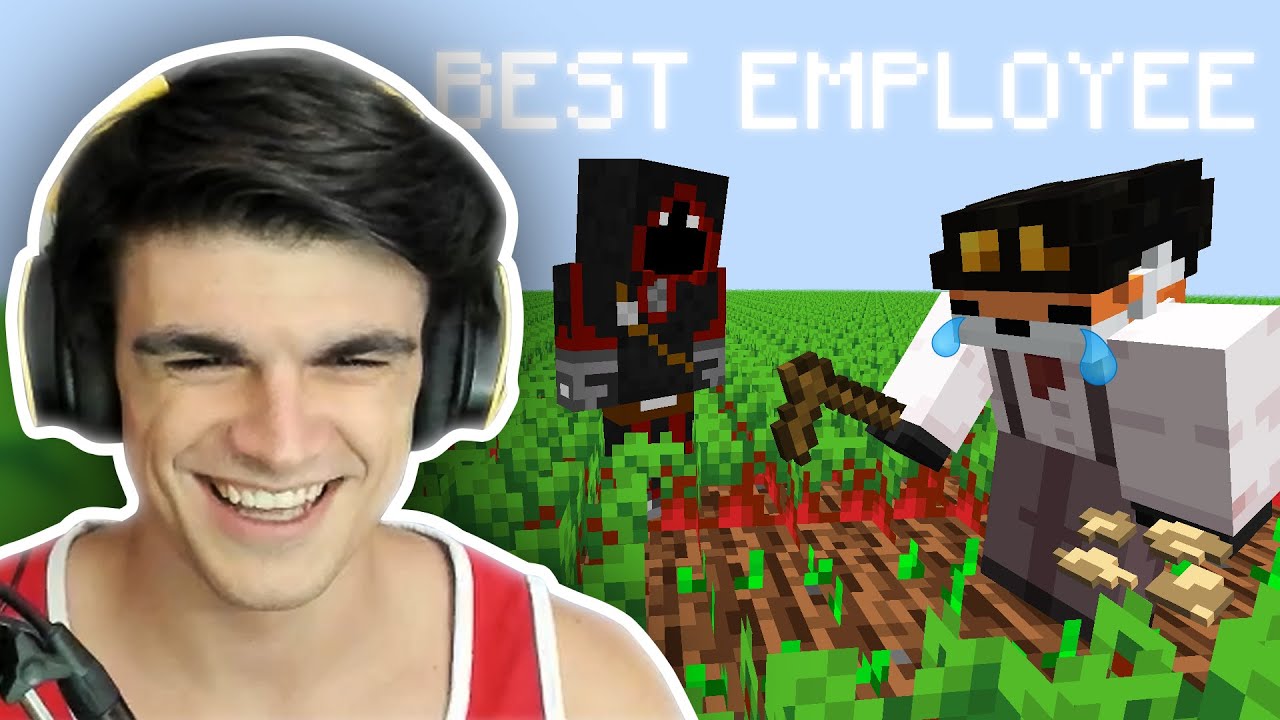 BadBoyHalo REACTS To Gigantic Beet Farm And Fundy BECOMES Employee Of First 2 Days! DREAM SMP