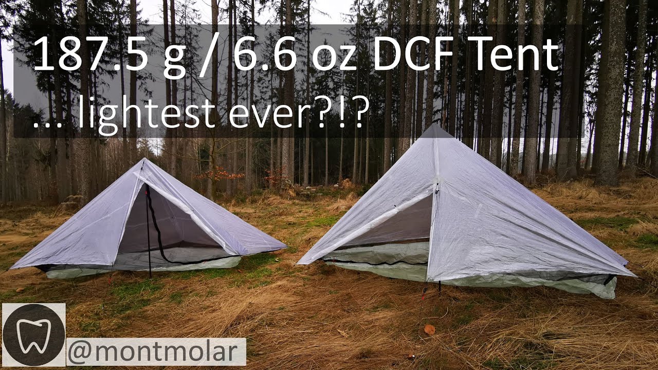 187.5g / 6.6 oz XUL DCF tent ... lightest ever ?!? - MYOG @montmolar