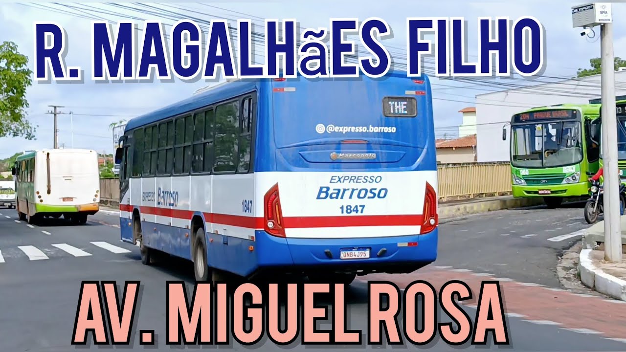 MOVIMENTAÇÃO DE ÔNIBUS #82 Rua Magalhães Filho com Avenida Miguel Rosa 