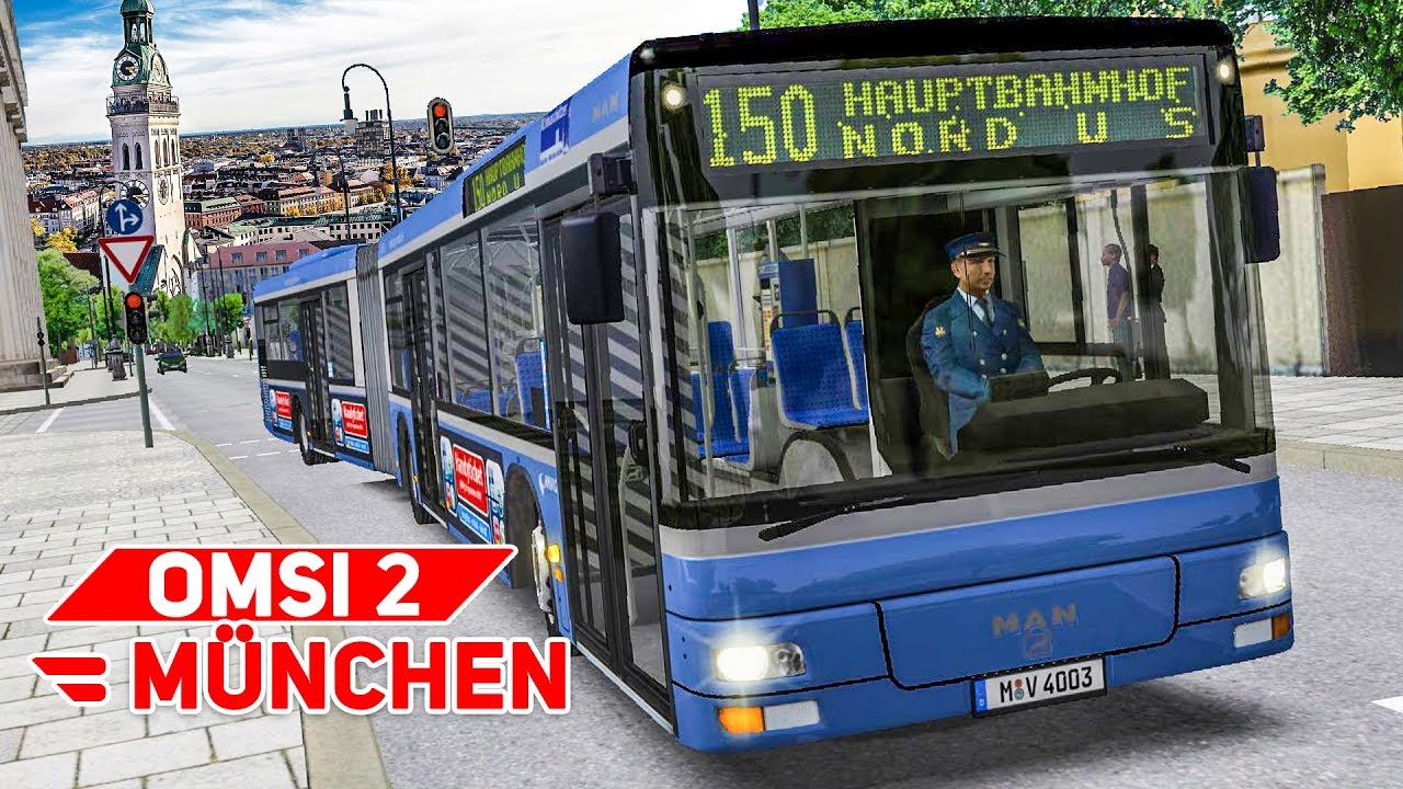 OMSI 2 München #1: Mit dem MAN NG 313-Bus durch die LANDESHAUPTSTADT München | BUS SIMULATOR