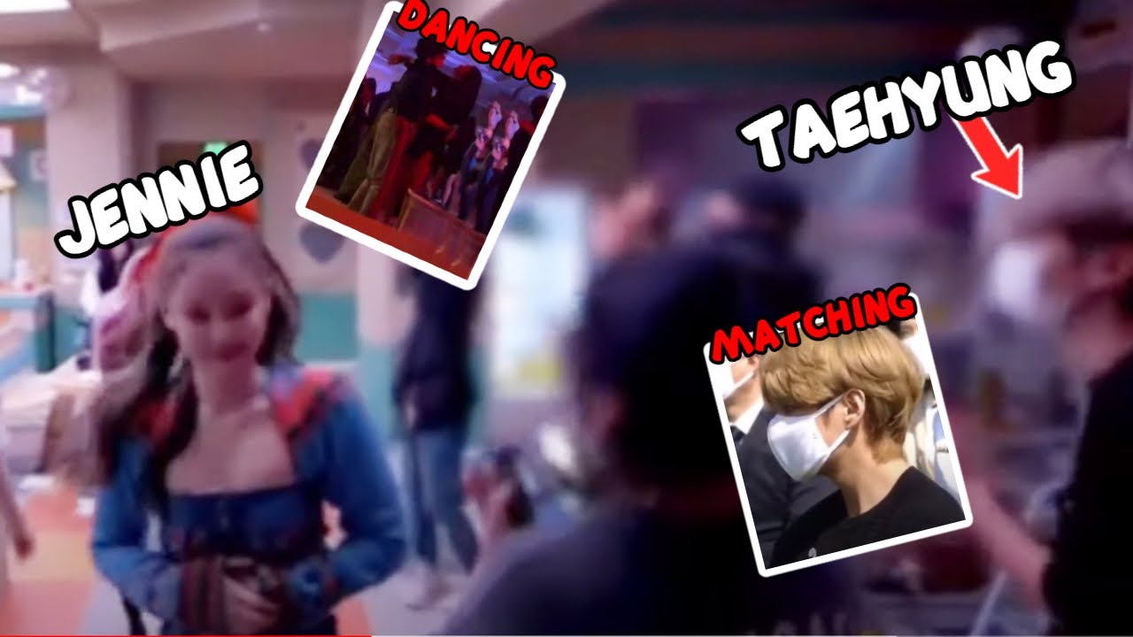 {TAENNIE} Taehyung at BLACKPINK Behind scenes |😲 VIDEO of Taehyung and Jennie Dancing!