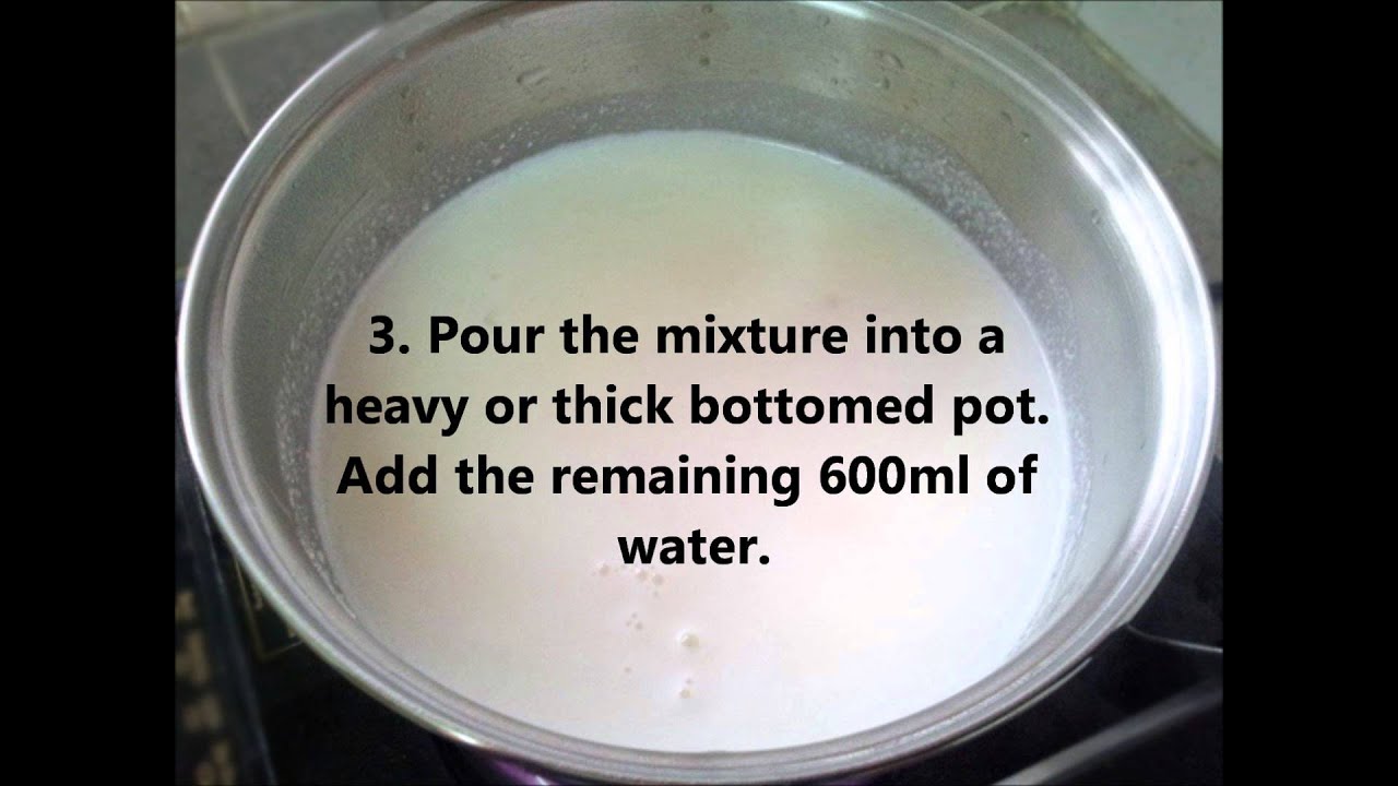How to make Chinese Almond Tea 杏仁茶 x&igrave;ng r&eacute;n ch&aacute;