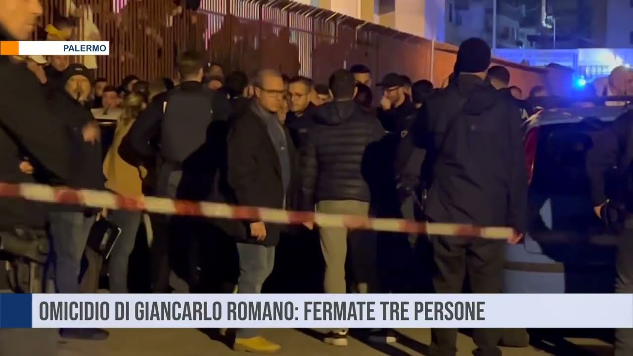 Palermo. Omicidio di Giancarlo Romano: fermate tre persone