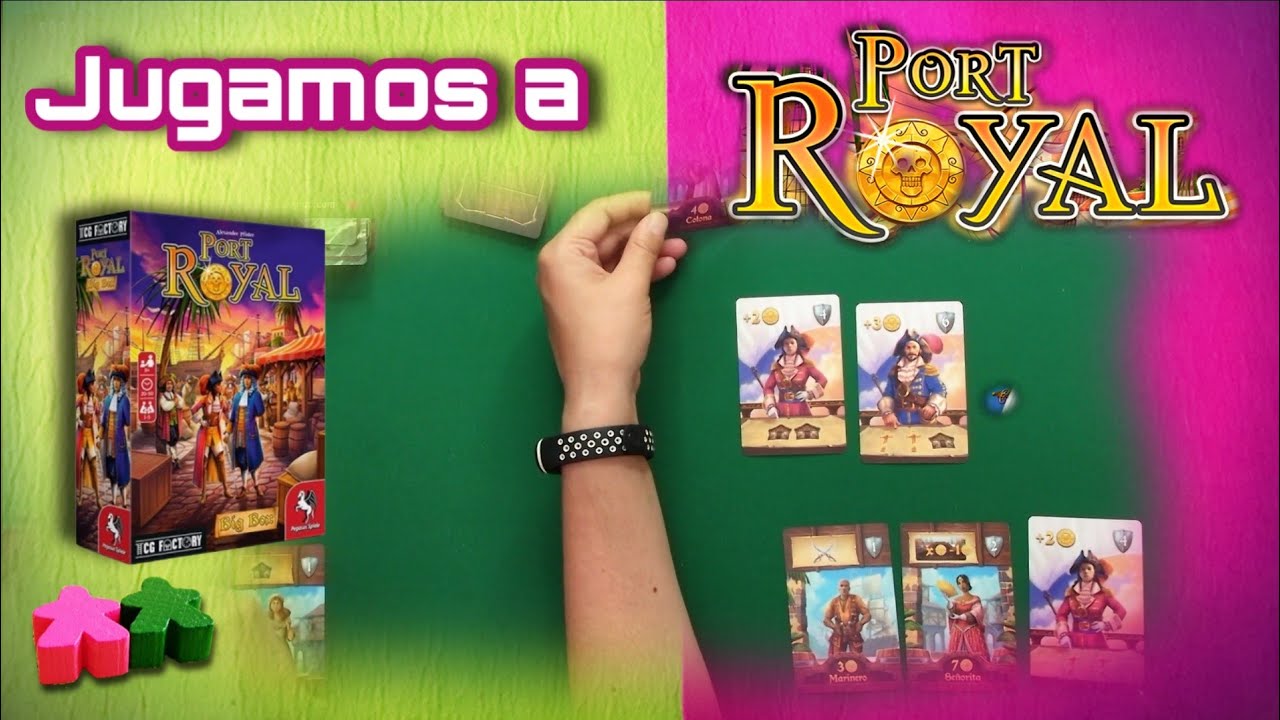 Port Royal Big Box. Partida explicada al juego de TCG Factory