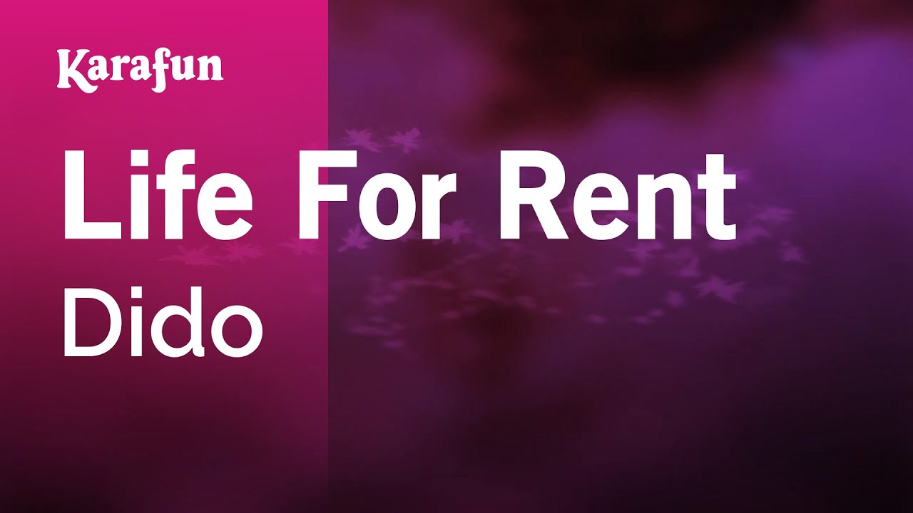 Life For Rent - Dido | Karaoke Version | KaraFun