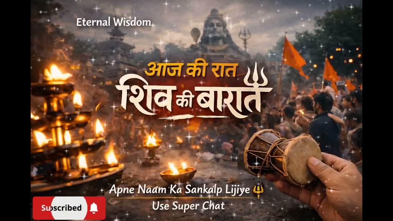 Har Har Mahadev 🚩 आज की रात शिव की बारात | Maha Shivratri Powerful Bhajan 2026