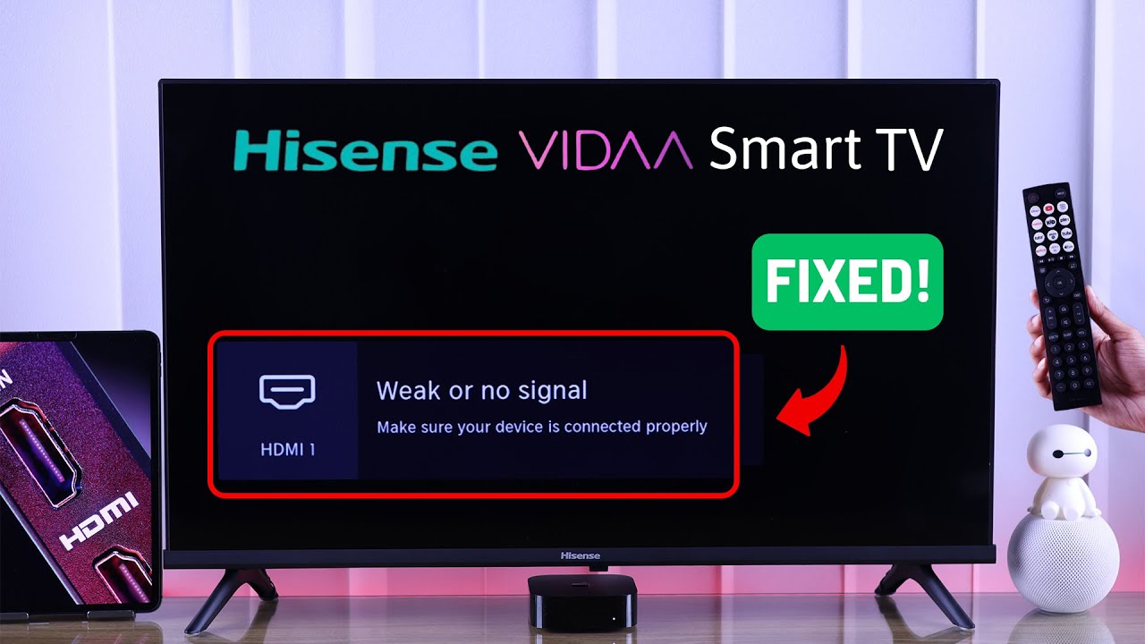 Телевизор Hisense VIDAA: слабый или отсутствующий сигнал при подключении по HDMI? - Исправлено!