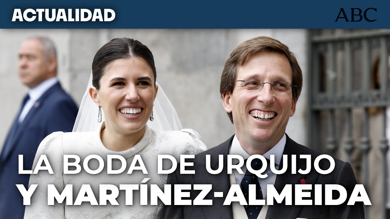 ALMEIDA Y TERESA URQUIJO SE CASAN ante cientos de amigos de la política y la aristocracia