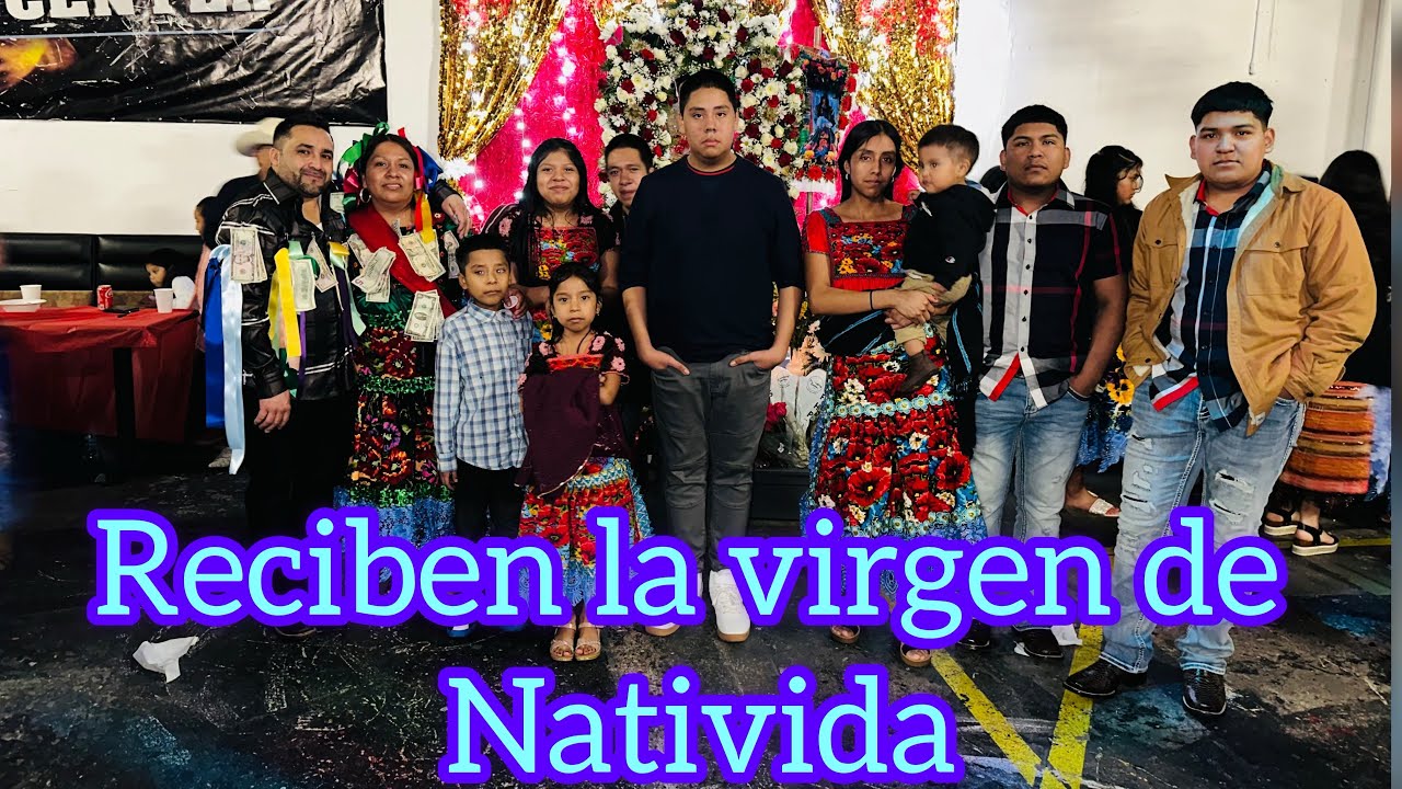 Cesar Chavez y ￼ Juana Hernandez y Familia reciben virgen de Nativida￼ en portland or (parte 1)