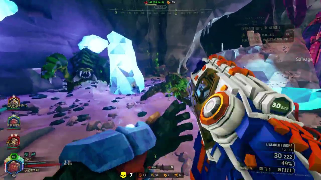 Gunner is a crutch 🙃 💀 🔵 Elite Deep Dive #335 | Deep Rock Galactic