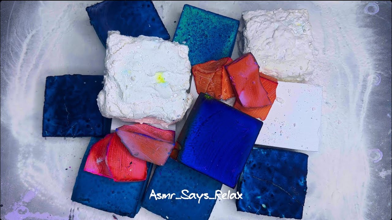 ASMR | Pasted Cornstarch Bombs With Glitter Reforms