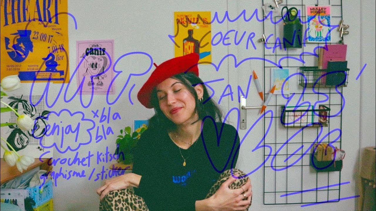 Nouvelle machine, sabotage & crochet kitsch (+ papotage lecture) - Studio vlog