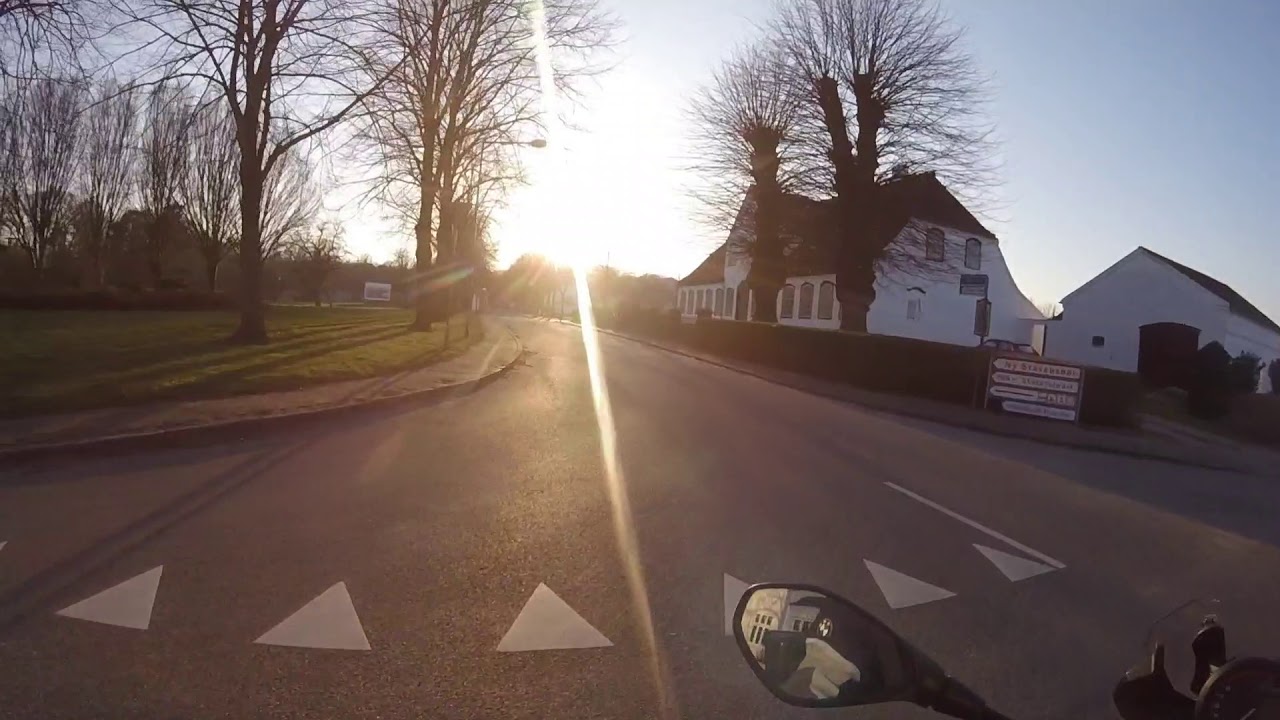 Motorcycle ride from Nordborg to Augustenborg - Denmark