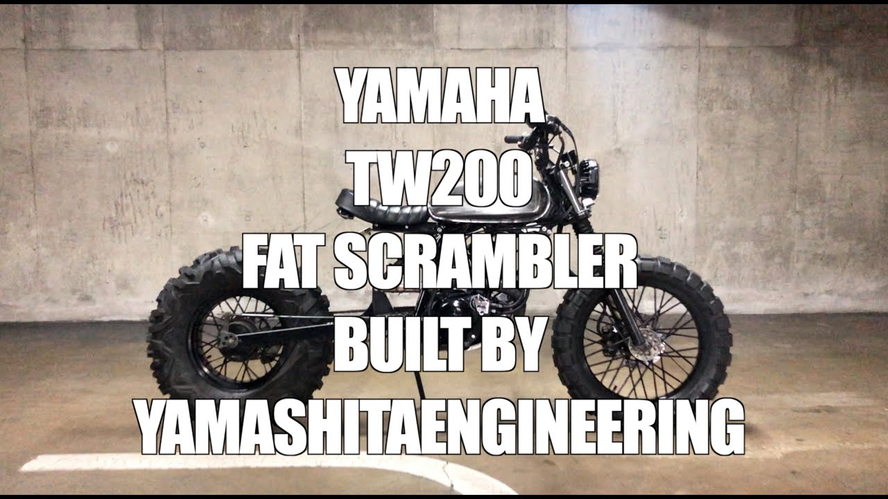 YAMAHA TW200 FAT SCRAMBLER Built by YamashitaEngineering ヤマシタエンヂニアリング スクランブラー カスタム カフェレーサー TW225