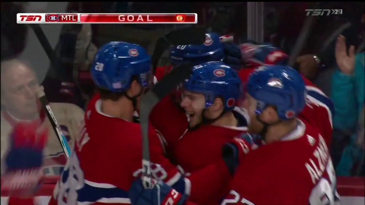 Matthew Peca Scores His First Goal as a Hab 11/8/2018